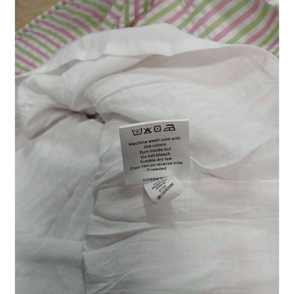 Roller rabbit womens small LEONE ASHTON flare mini skirt tiered 100% linen white - Picture 5 of 7